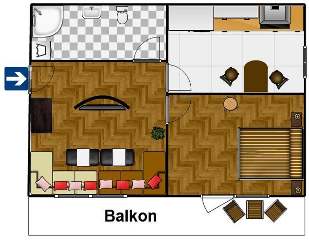 Апартаменти Apartament Krupowki Center Закопане Екстер'єр фото